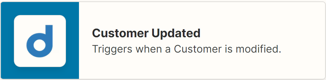 Customer Updated