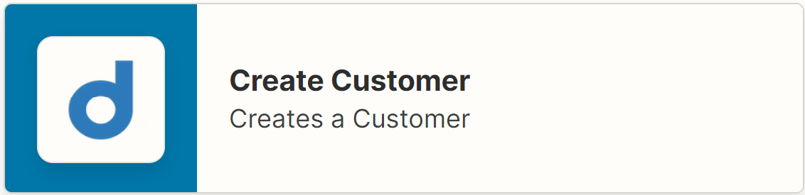 DM Create Customer
