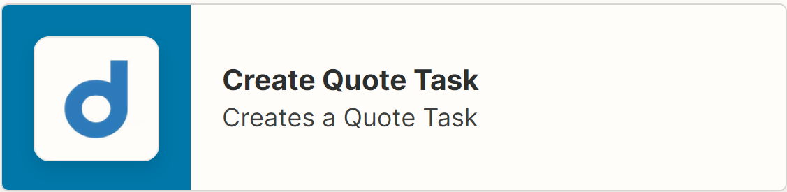 DM Create Quote Task