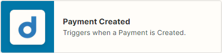 DM Payment Created