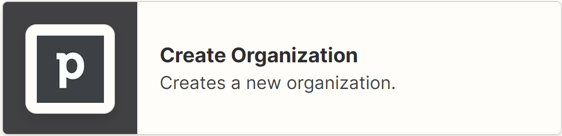 Pipe Drive Create Organization