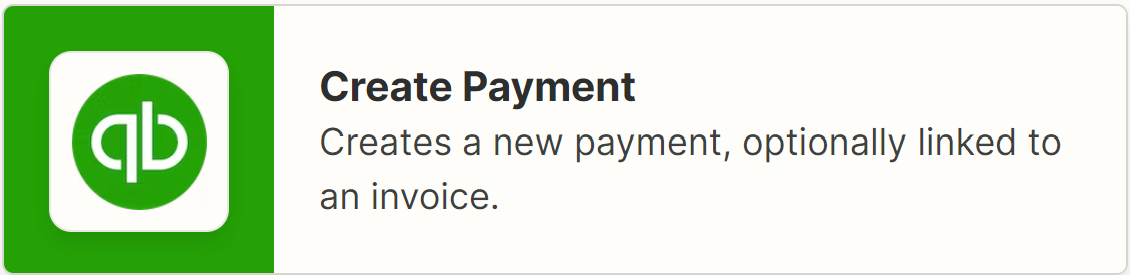 QBO Create Payment