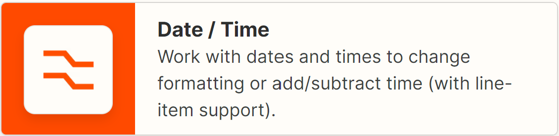 Zapier Formatting Date Time
